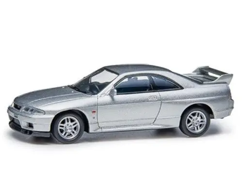 Nissan Collection Model Car 1/64 Skyline Gt-R Bcnr33 Spark Silver - Kwam0-03022 1
