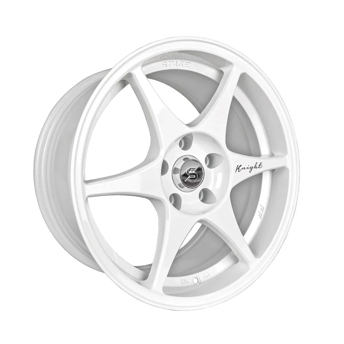 Stage Wheels Knight 17X8 +10Mm 5X114.3 Cb: 73.1 Color: White 1