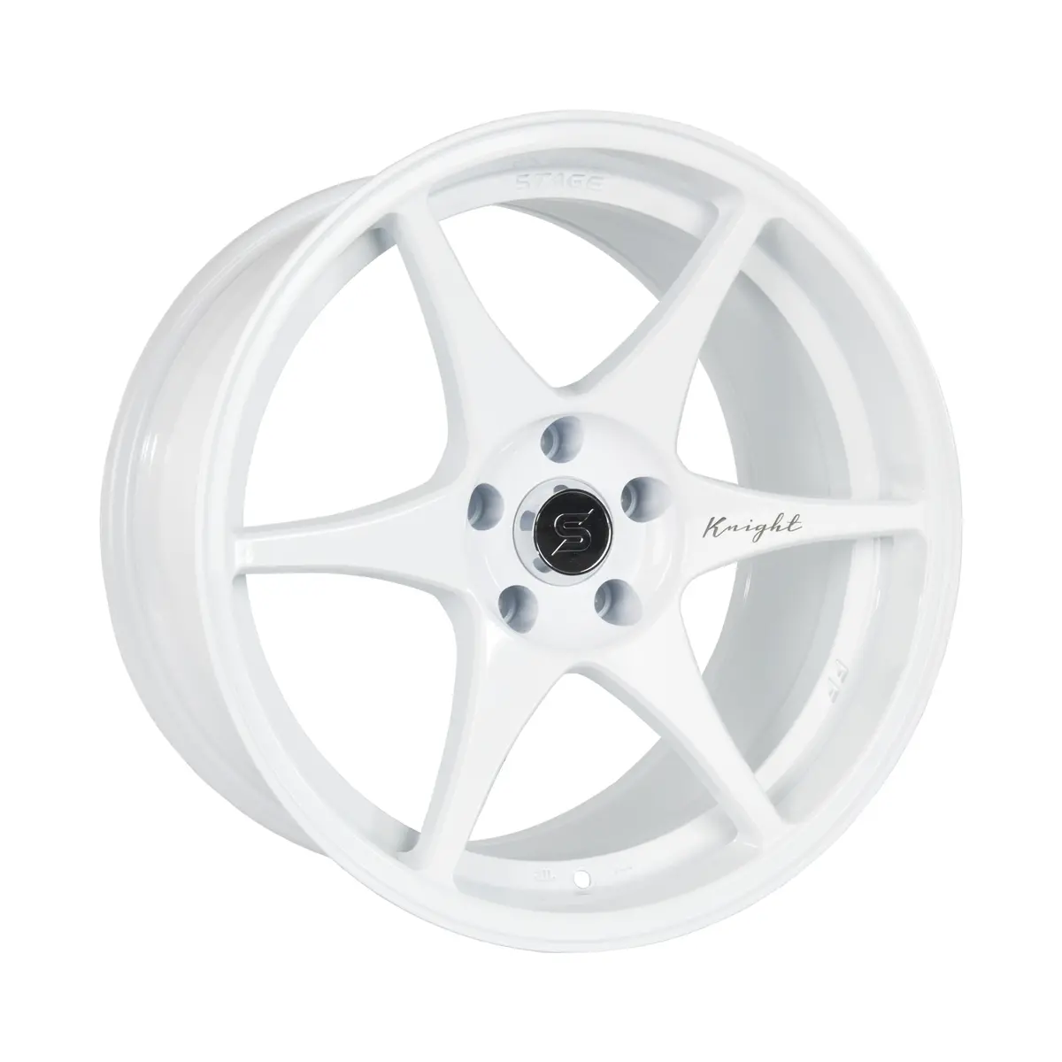 Stage Wheels Knight 18X10.5 +15Mm 5X114.3 Cb: 73.1 Color: White 1