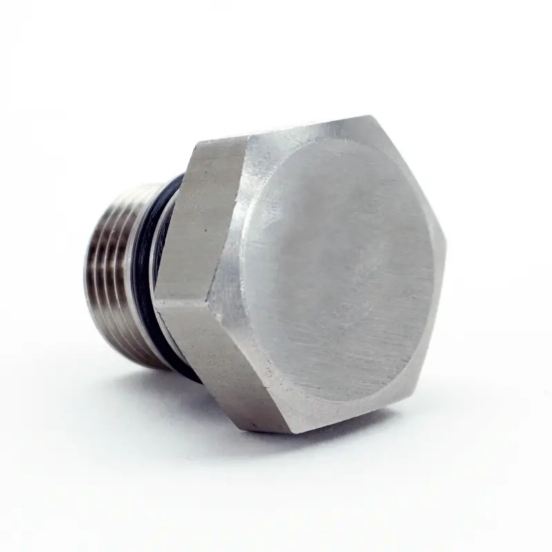 Power House Racing - Phr Double O-Ring Stainless Steel Spring Cap For 2Jz Oil Pump (No Logo) - 01011009-02.Nl 1