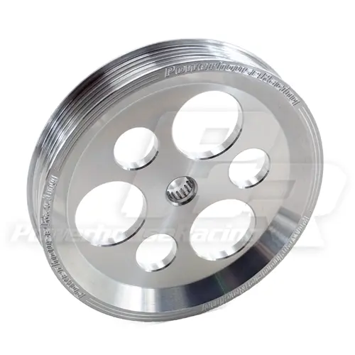 Power House Racing - Phr Billet Aluminum Power Steering Pump Pulley - Machined Finish - Phr 01011035.Ps.M 1