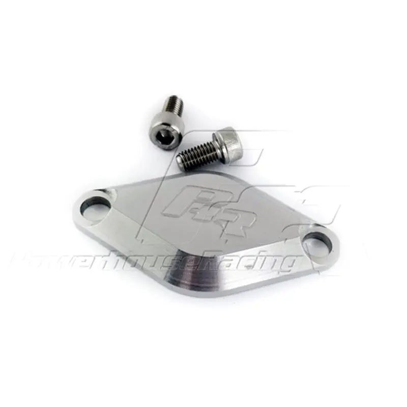 Power House Racing - Phr Billet Idle Air Control (Iac) Motor Block-Off Plate - Black - 01011057 1
