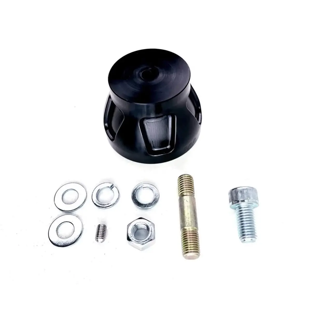 Platinum Racing Products Rb Solid Engine Mount - Exhaust Side Only (Black) 1