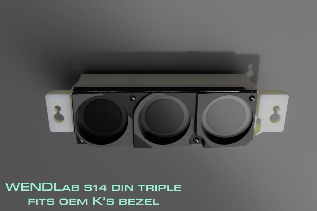 Wend Lab S14 Silvia Din Triple Canbus Gauge 1