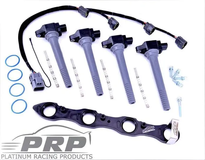 Platinum Racing Products - Nissan Sr20 Coil Kit For S13 & Series 1 S14 & 180Sx, Big Hole Rocker Cover 1