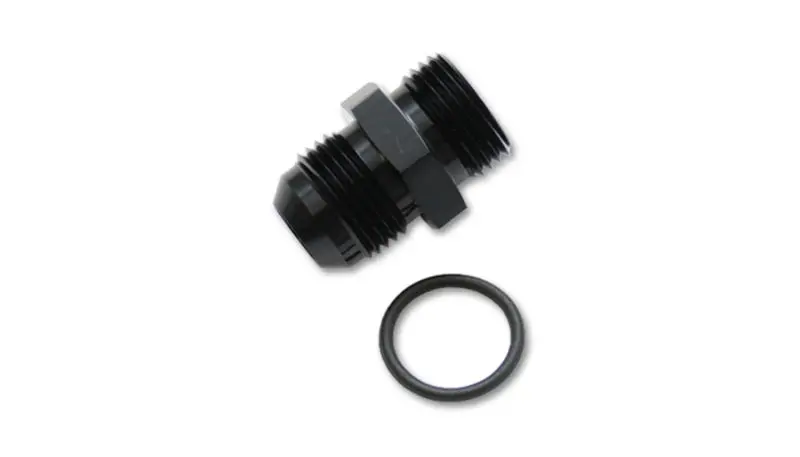 Vibrant -16An Flare To -12 Orb An Straight Cut Thread (1-1/6-12) W/ O-Ring Adapter Fitting 2