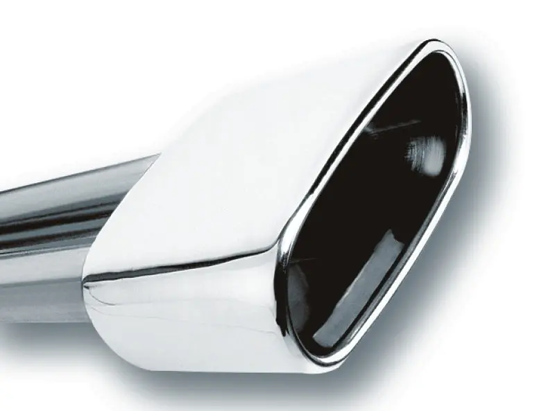 Borla 2.5In Inlet 6.69In X 3In Rectangular Rolled Angle Cut Single Inlet X 5.63In Long Exhaust Tip 1
