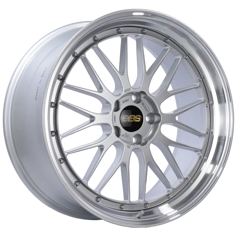 Bbs Lm 21X10 5X120 Et38 Diamond Silver Center Diamond Cut Lip Wheel -82Mm Pfs/Clip Required 2
