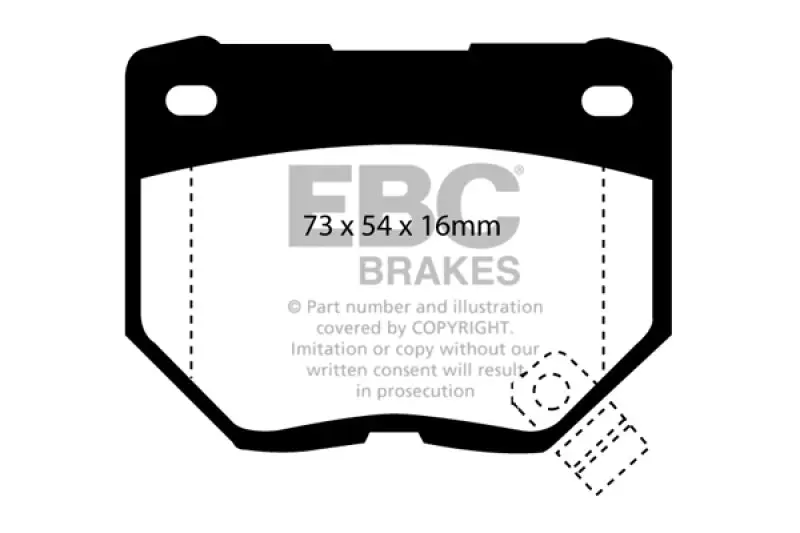 Ebc 89-95 Nissan Skyline (R32) 2.6 Twin Turbo Gt-R Bluestuff Rear Brake Pads 1