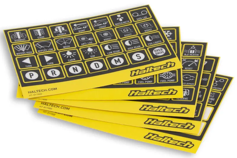 Haltech Can Keypad Label Set - Ht-011500 1