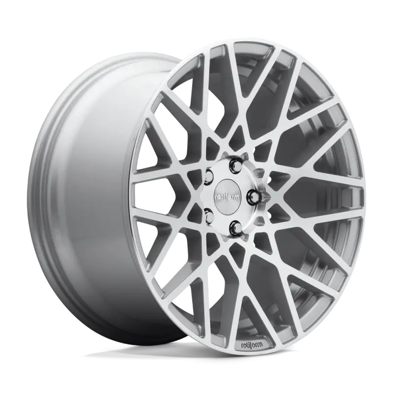 Rotiform R110 Blq Wheel 19X8.5 5X112 45 Offset - Gloss Silver Machined 1