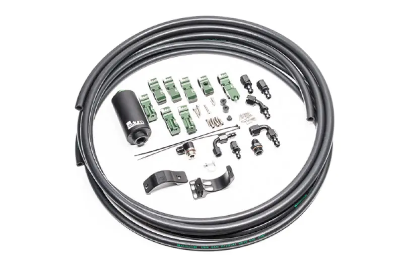 Radium Engineering Early Nissan Fuel Hanger Plumbing Kit Microglass Filter 1