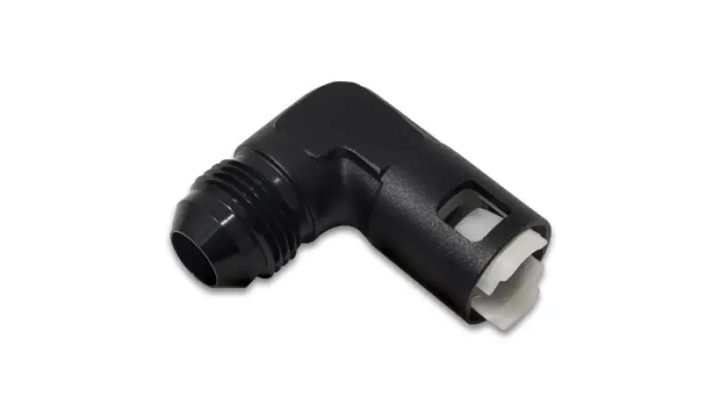 Vibrant 90 Degree Aluminum An To Female Quick Connect -6An - 0.3125In Hose Size 1