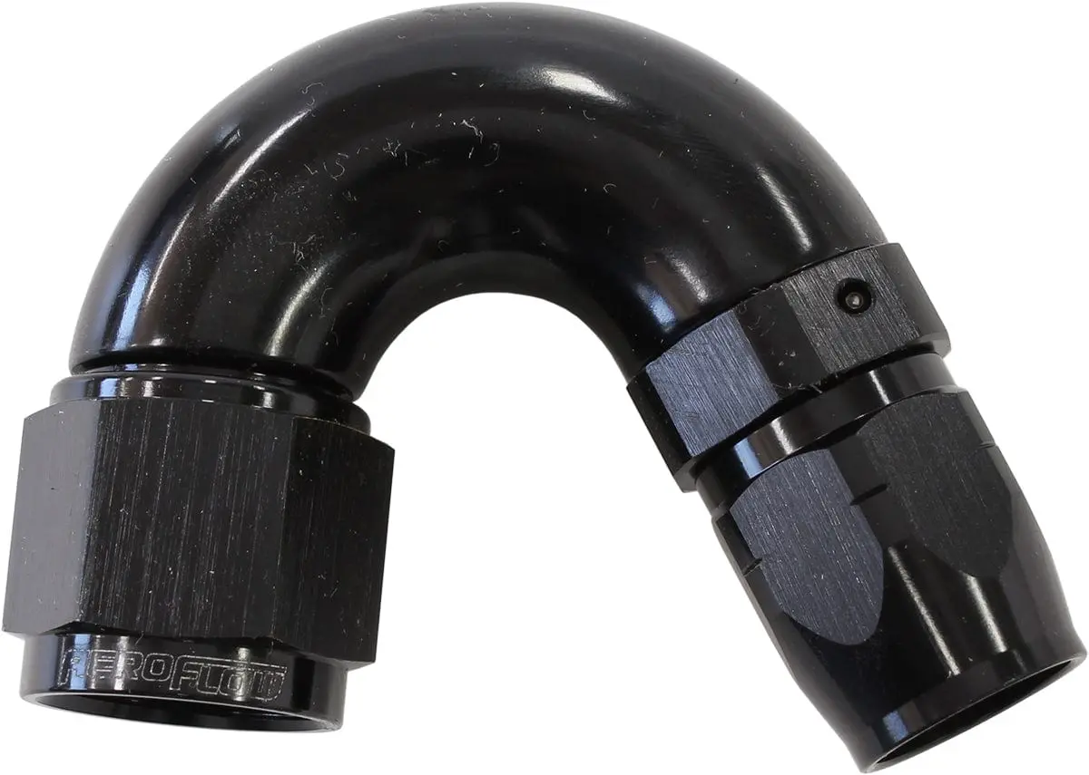550 Series Swivel Hose Fitting – 150° Stepped -8An To -6An One-Piece Cutter Style 1