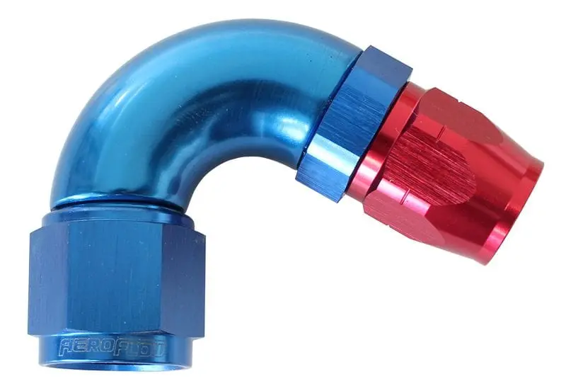 550-Series Stepped Swivel Hose Fitting: -6An To -8 Hose, 120° Cutter Style 1