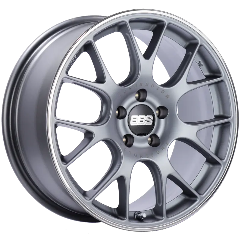 Bbs Ch-R 18X9 5X120 Et44 Brilliant Silver Polished Rim Protector Wheel -82Mm Pfs/Clip Required 1
