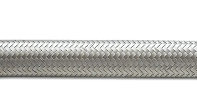 Vibrant -10 An Ss Braided Flex Hose (2 Foot Roll) 2