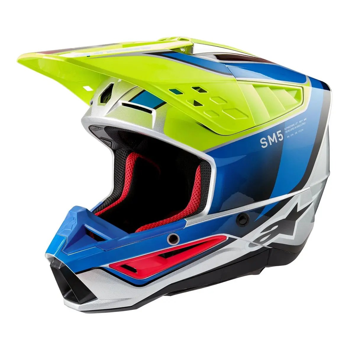 Alpinestars Mx Sm5 Off-Road Helmet – Lightweight Composite Shell, Xs (8306823-5579-Xs) 1