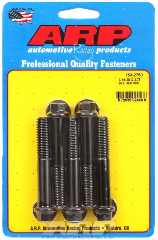 Arp Chromoly Grade 8740 Steel Engine Bolts – Precision Threaded Fasteners (753-2750) 1