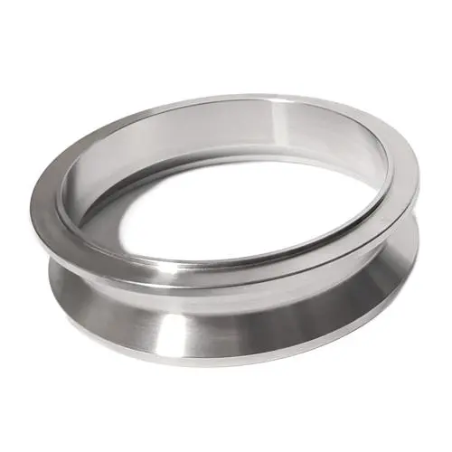 Atp Flange & Clamp, Downpipe Side, 4" Stainless V-Band W/ Clamp, G-Series G40 G42 G45 V-Band Turbine Housing Exit, V1.0 - Clc-Cla-292 / Atp-Fls-380 1