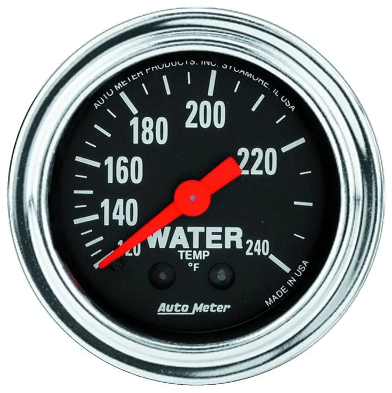 Traditional Chrome Water Temperature Gauge – 2-1/16-Inch Analog Display Au2432 1
