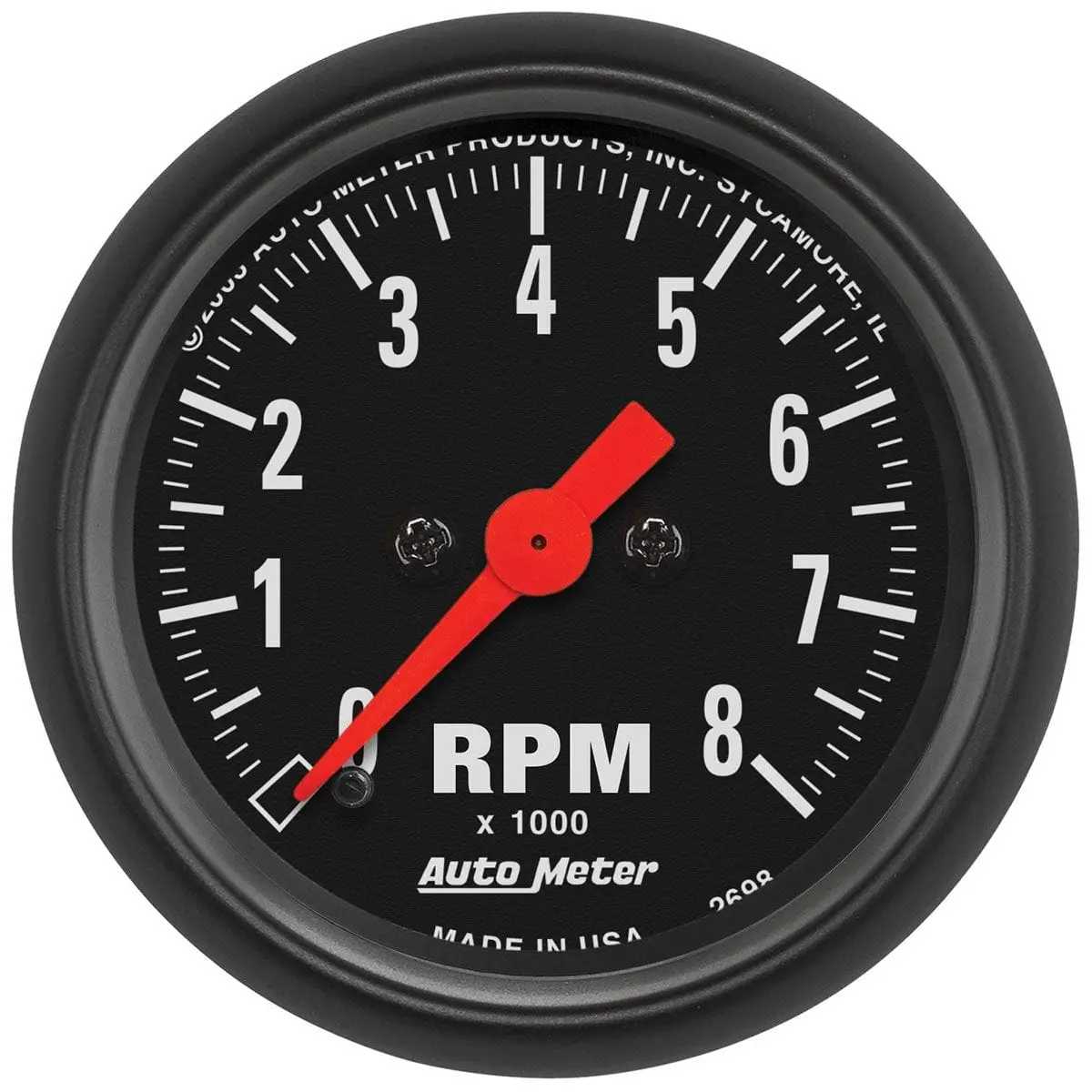 Autometer Z-Series 2-5/8" Tachometer – Au2698 With Led Illumination 1