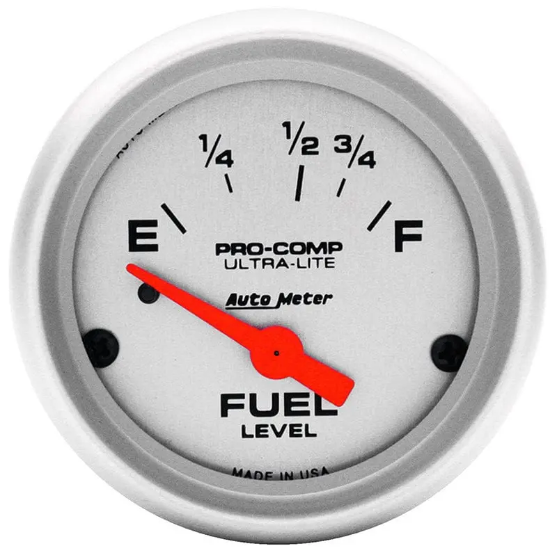Ultra-Lite Fuel Level Gauge – Lightweight 2-1/16" Indicator 1