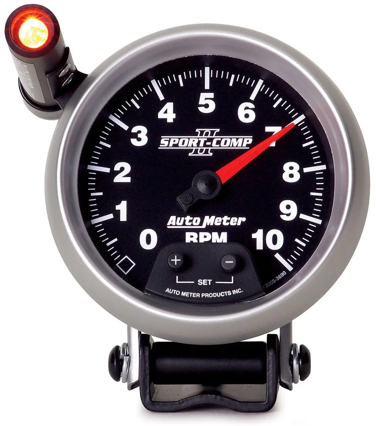 Autometer Sport-Comp Ii Mini-Monster Tachometer – Led Display, 0–10,000 Rpm (Au3690) 1