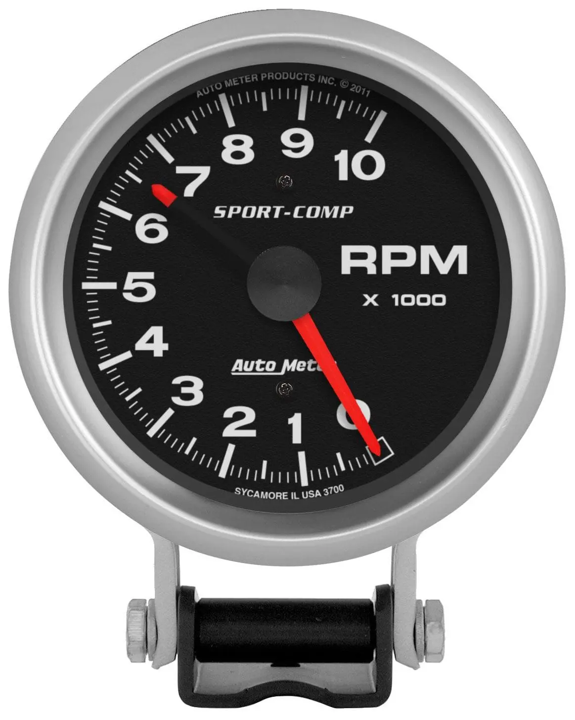 Autometer Sport-Comp Series Tachometer With Analog Dial Display (Model Au3700) 1