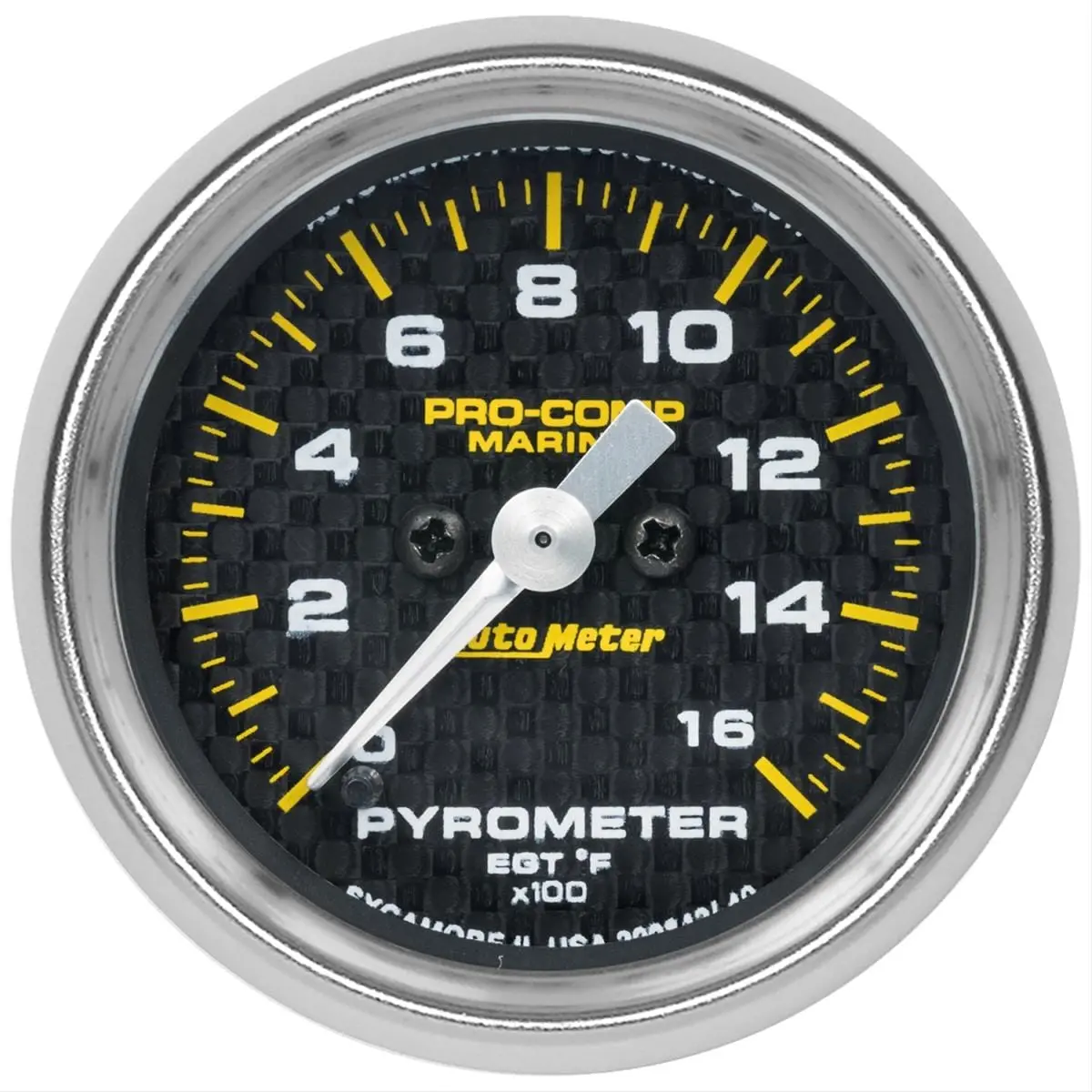 Autometer Pro-Comp Marine Analog Gauges With Carbon Fiber Bezel – 200842-40 1