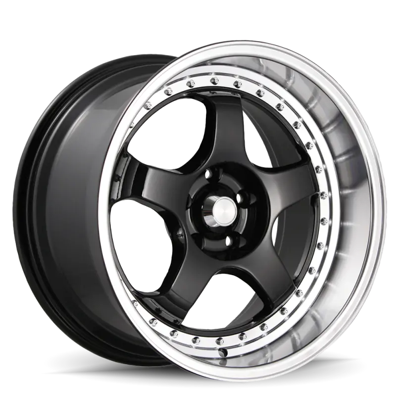 Konig Ssm 18X9 5X114.3 Et22 Gloss Black W/ Machined Lip 1