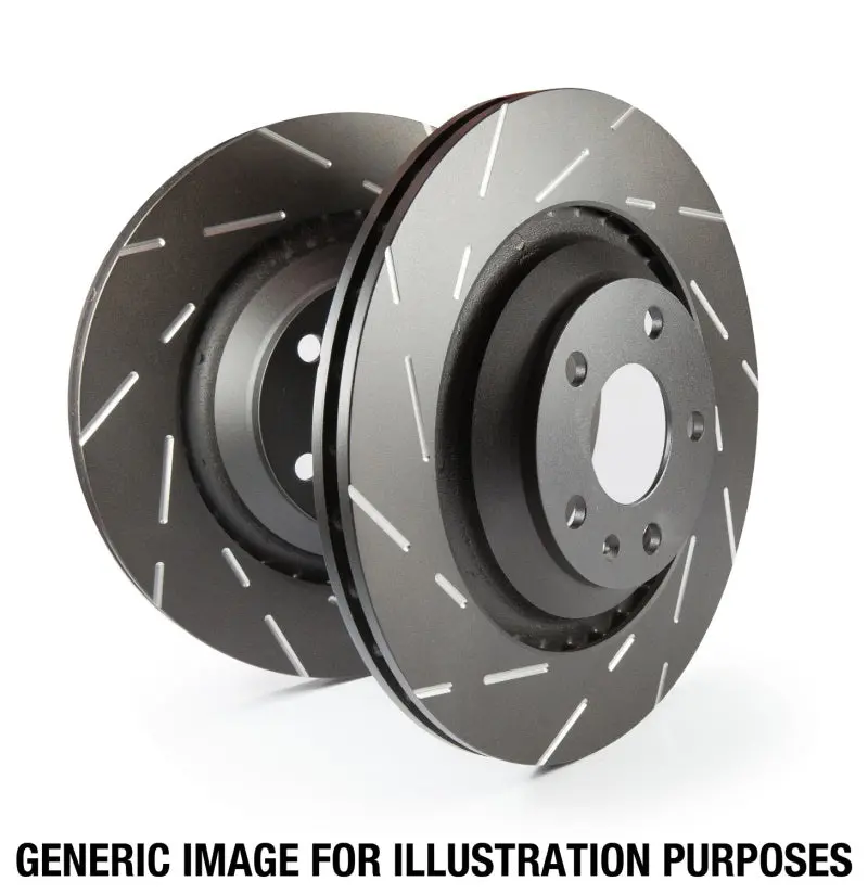 Ebc 05-14 Volkswagen Golf 2.5 (Girling Rear Caliper) Usr Slotted Rear Rotors 2