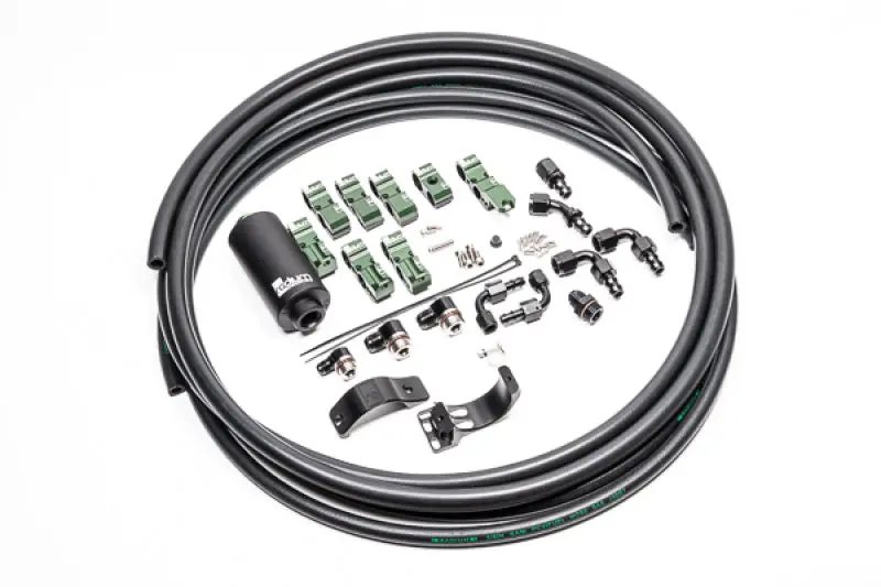 Radium Engineering Late Nissan Fuel Hanger Plumbing Kit Stainless Filter 1