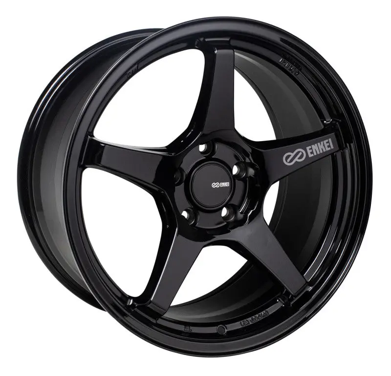 Enkei Ts-5 18X8 5X100 45Mm Offset 72.6Mm Bore Gloss Black 1