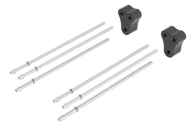 Borla Hanger & Isolator Kit - 6 Hanger Rods & 2 Rubber Isolators 1