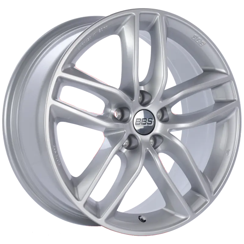 Bbs Sx 17X7.5 5X120 Et37 Sport Silver Wheel -82Mm Pfs/Clip Required 1