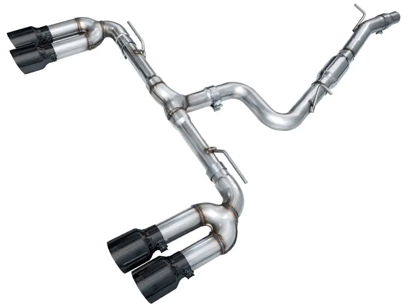 Awe 22-24 Audi 8Y S3 Track Edition Exhaust  - Diamond Black Tips 1