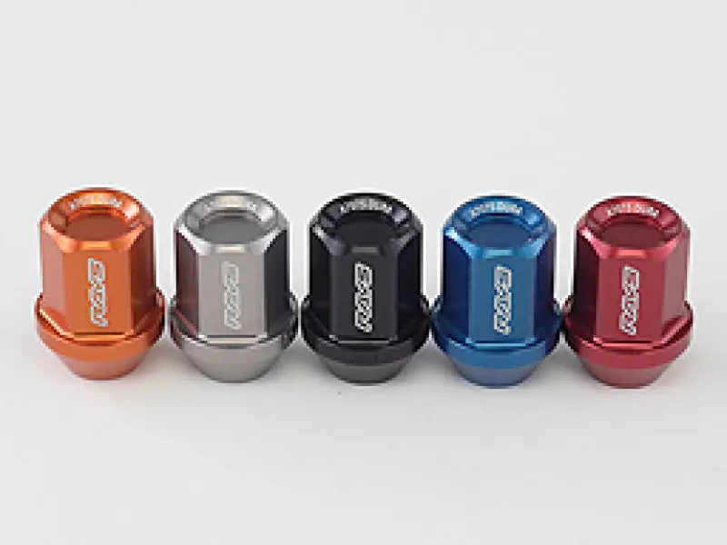 Rays Dura-Nut L32 Straight Type 12X1.25 Lug Nut Set 16 Lug 4 Lock Set - Blue 1