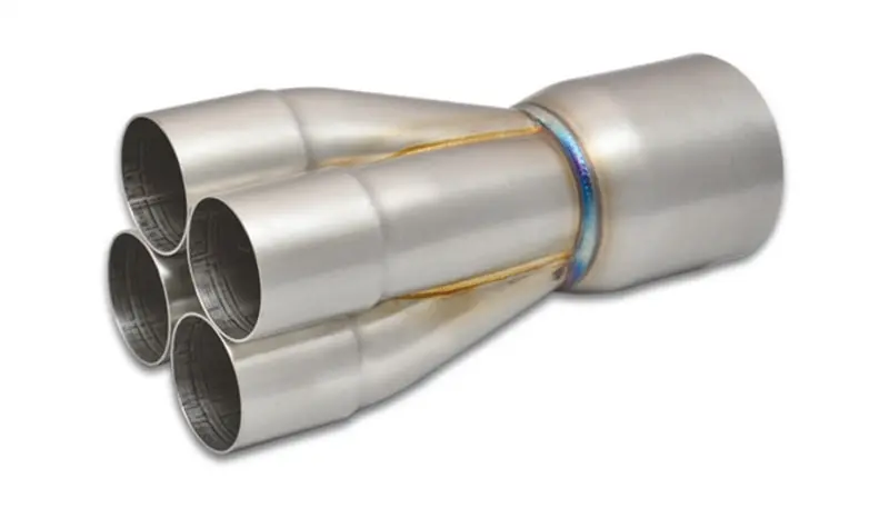 Vibrant 4-1 Ss Merge Collectors (2In Inlet Slipover Id 3In Merge Outlet Od) - Sold Individually 1