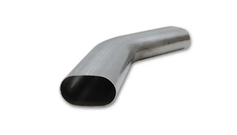 Vibrant 3.5In Oval (Nominal Size) T304 Ss 45 Deg Mandrel Bend 6In X 6In Leg Lengths 2
