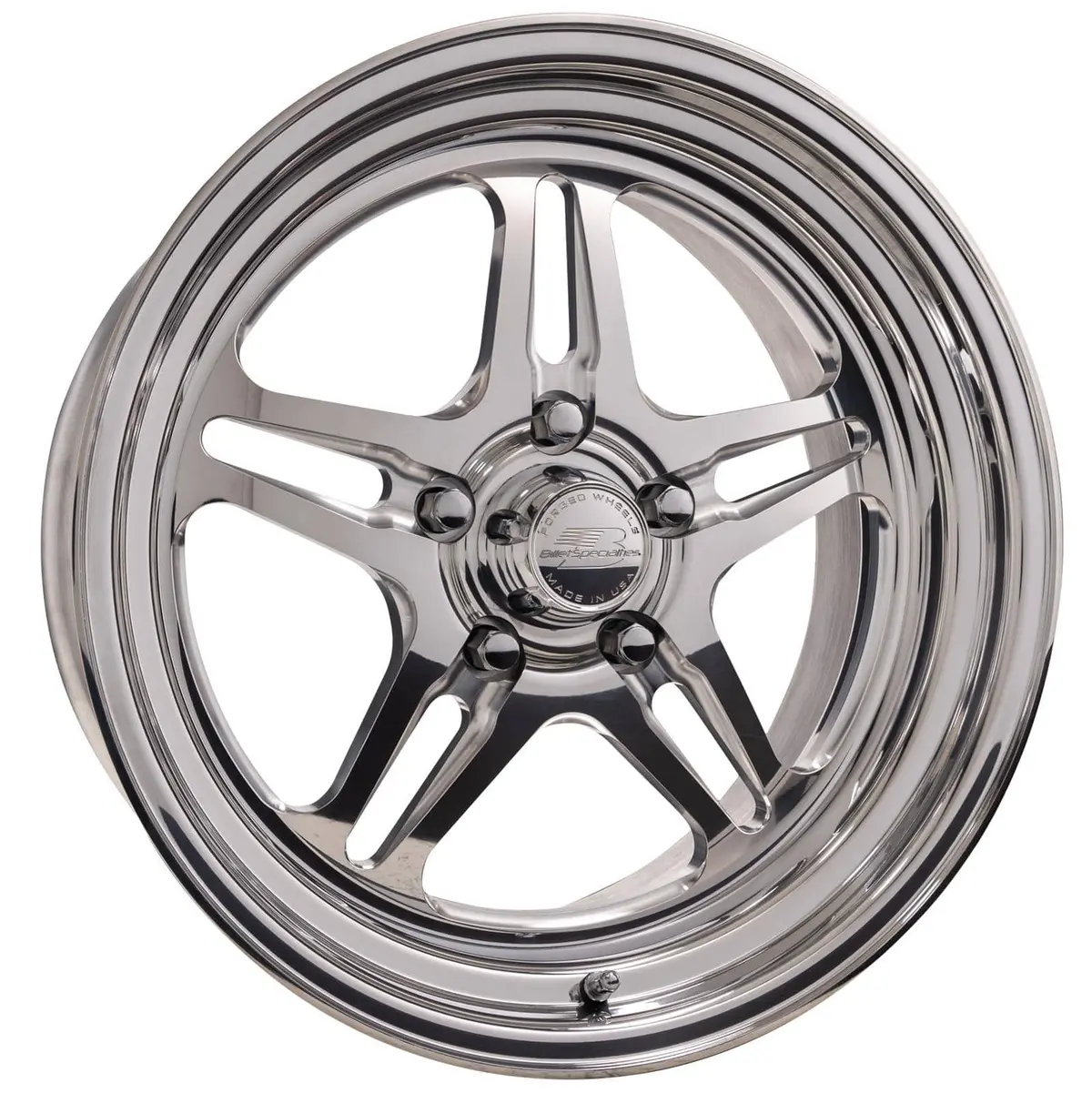 Billet Specialties Amc45 Lonestar Polished Wheel – Custom-Ordered 15" Diameter (Amc45515) 1