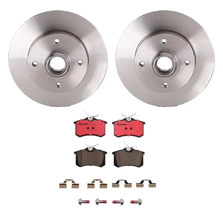 Brembo Rear Brake Kit – High-Performance Rotors & Pads, Matched Pair Configuration (Kt00961) 1