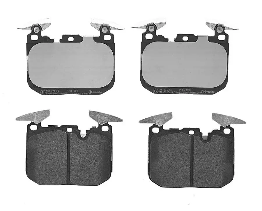 Brembo P06088 Low-Metallic Brake Pads – Quiet, Low-Dust Street & Track Compound 1