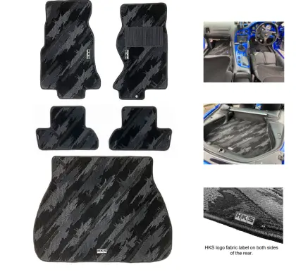 Hks Floor Mats Fd3s Full Set Monotone Oil Color Rhd - 53001-Az008 1