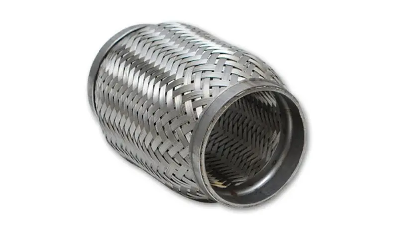 Vibrant Ss Flex Coupling With Inner Braid Liner 2In Inlet/Outlet X 6In Flex Length 2