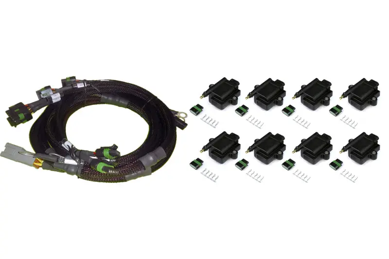 Haltech 8 Channel High Output Ign-1A Inductive Coil & Harness Kit 1