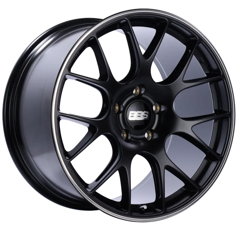 Bbs Ch-R 20X11.5 5X130 Et47 Cb71.6 Satin Black Polished Rim Protector Wheel 1