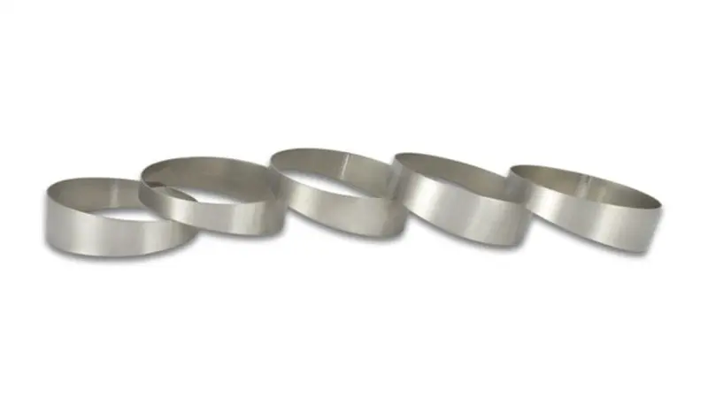 Vibrant 3In O.D. Titanium Pie Cuts - Set Of 5 1