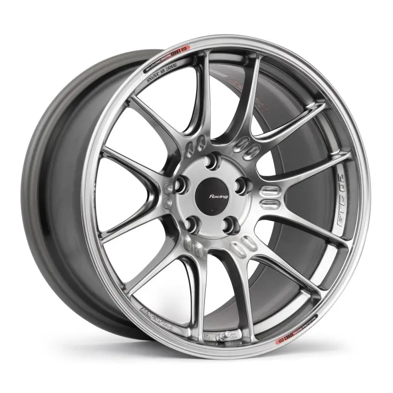 Enkei Gtc02 18X9.5 5X114.3 40Mm Offset 75Mm Bore Hyper Silver Wheel 1