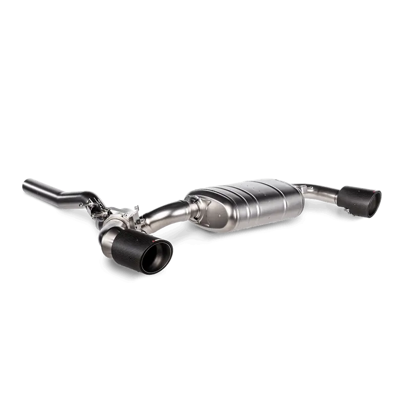 Akrapovic 2020+ Bmw M135i / 2020 X2 M35i / Mini Clubman All4 Slip-On Line (Titanium) W/Carbon Tips 1